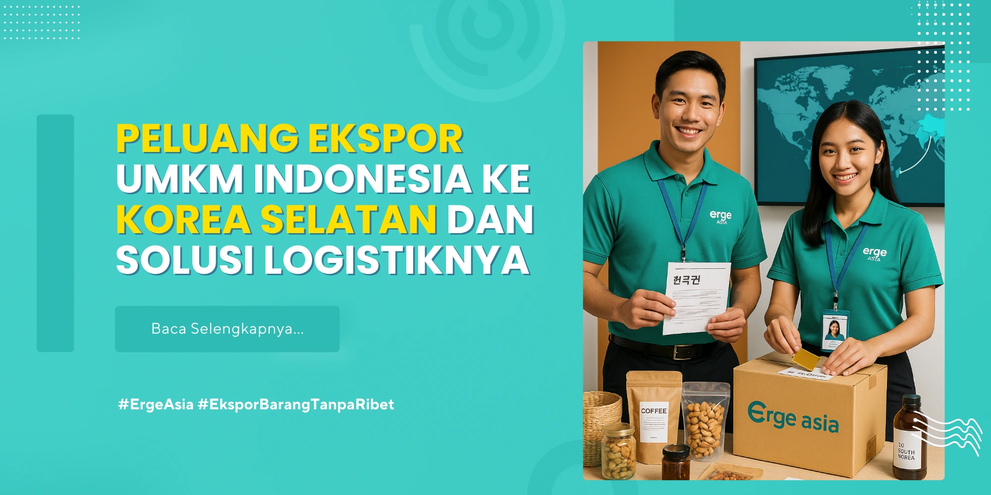 Peluang Ekspor UMKM Indonesia ke Korea Selatan dan Solusi Logistiknya