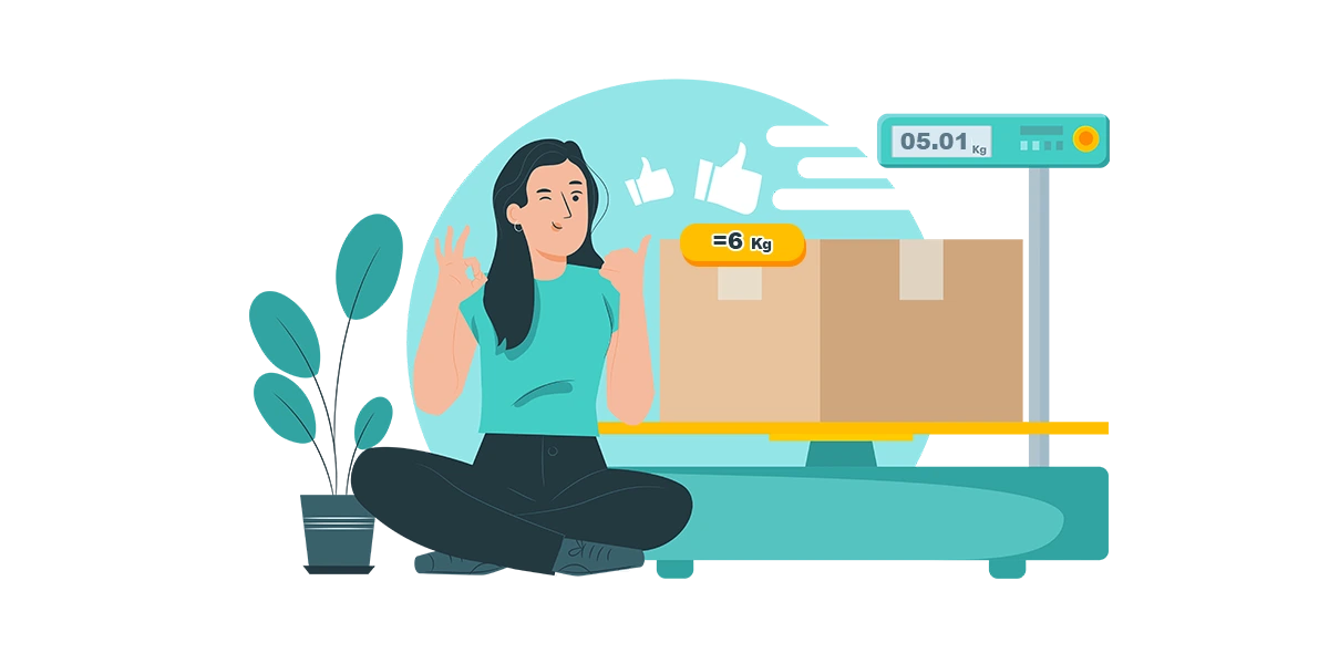 Berat Aktual / Berat Timbangan